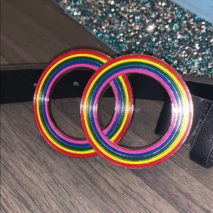 Dolls kill rainbow belt